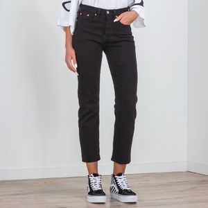 Levi’s Wedgie Straight Cropped Jeans